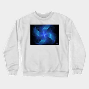 Blue Pinwheel Crewneck Sweatshirt